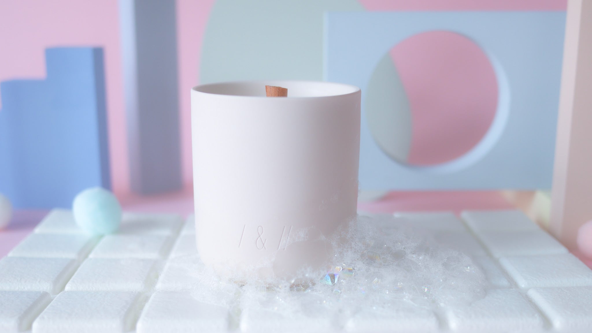 bubbly bubble / scented candle 190g // dreamy tale series