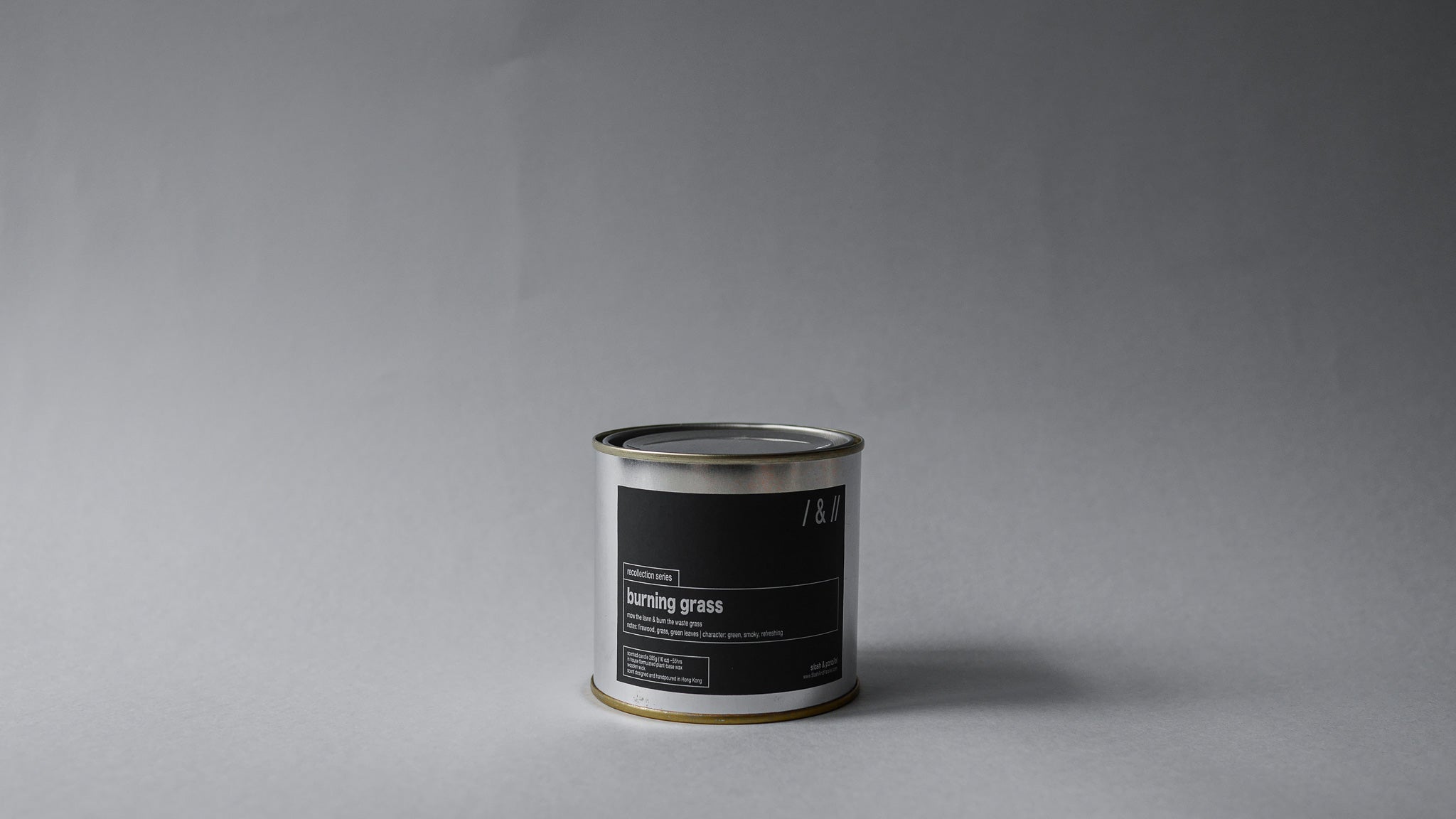 burning grass / scented candle 285g // recollection series