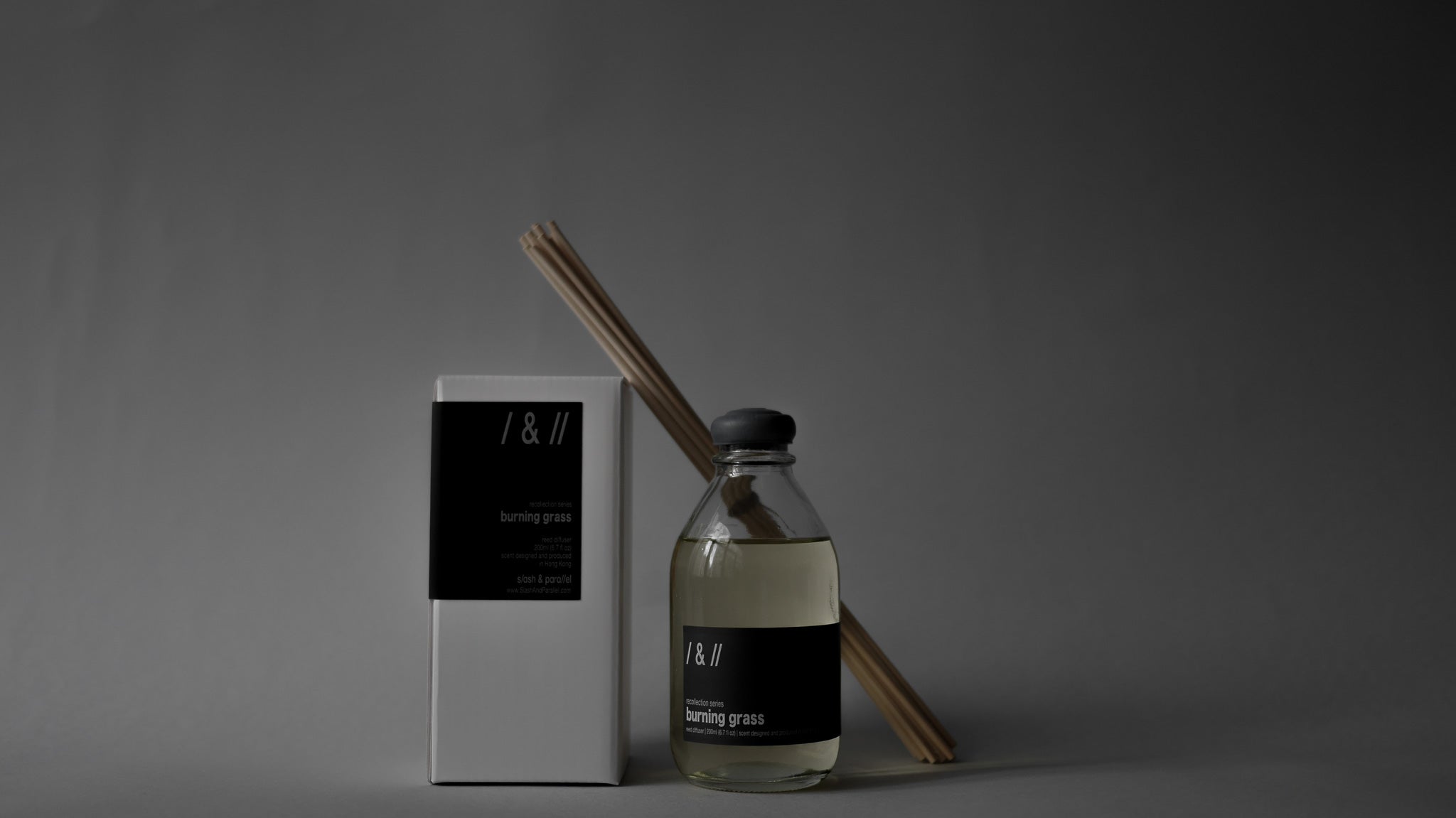 burning grass / reed diffuser 100ml & 200ml // recollection series
