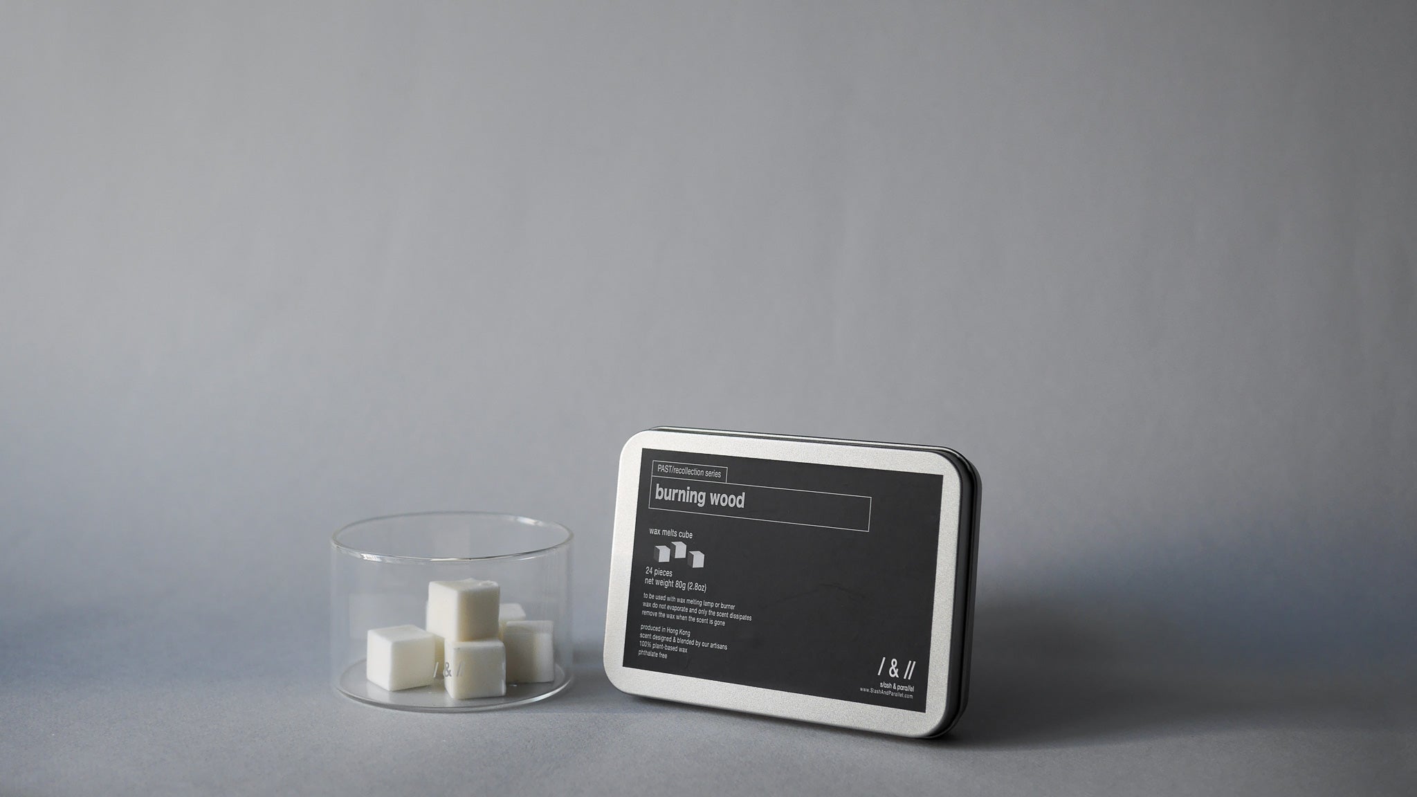 burning wood / wax melts 80g // recollection series