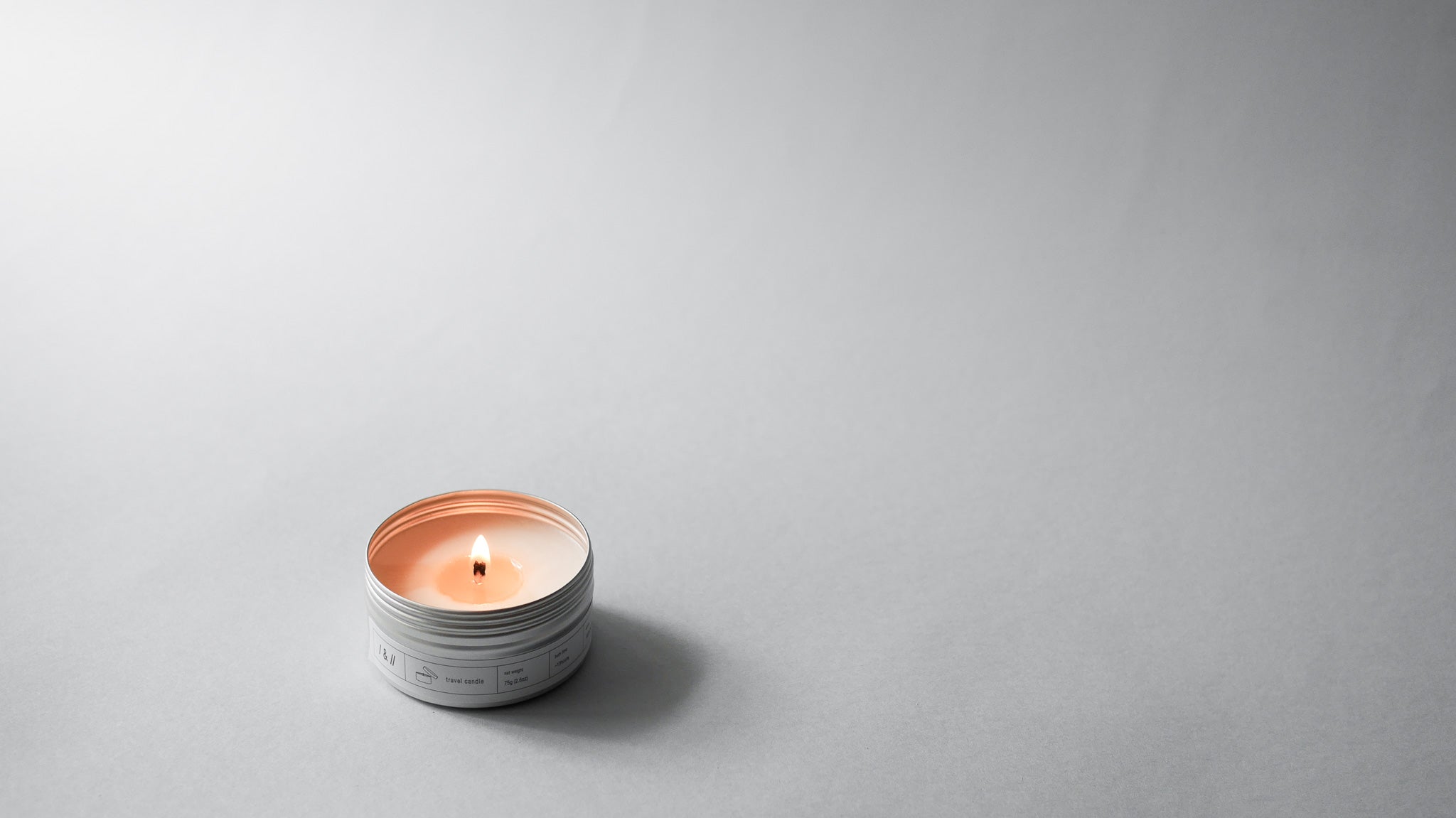 cedar / travel candle // this series
