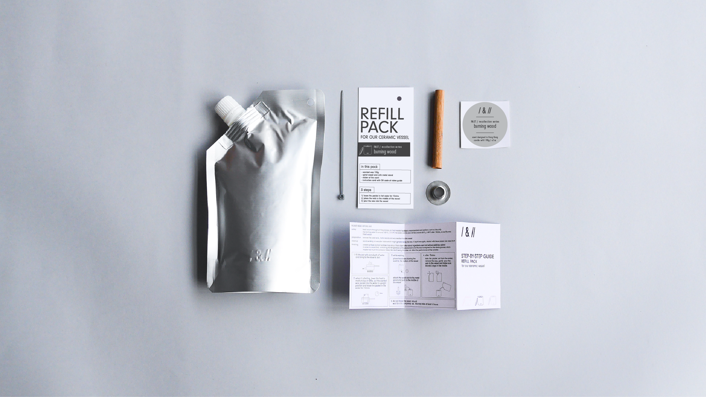 candle refill pack - ceramic vessel candle 190g