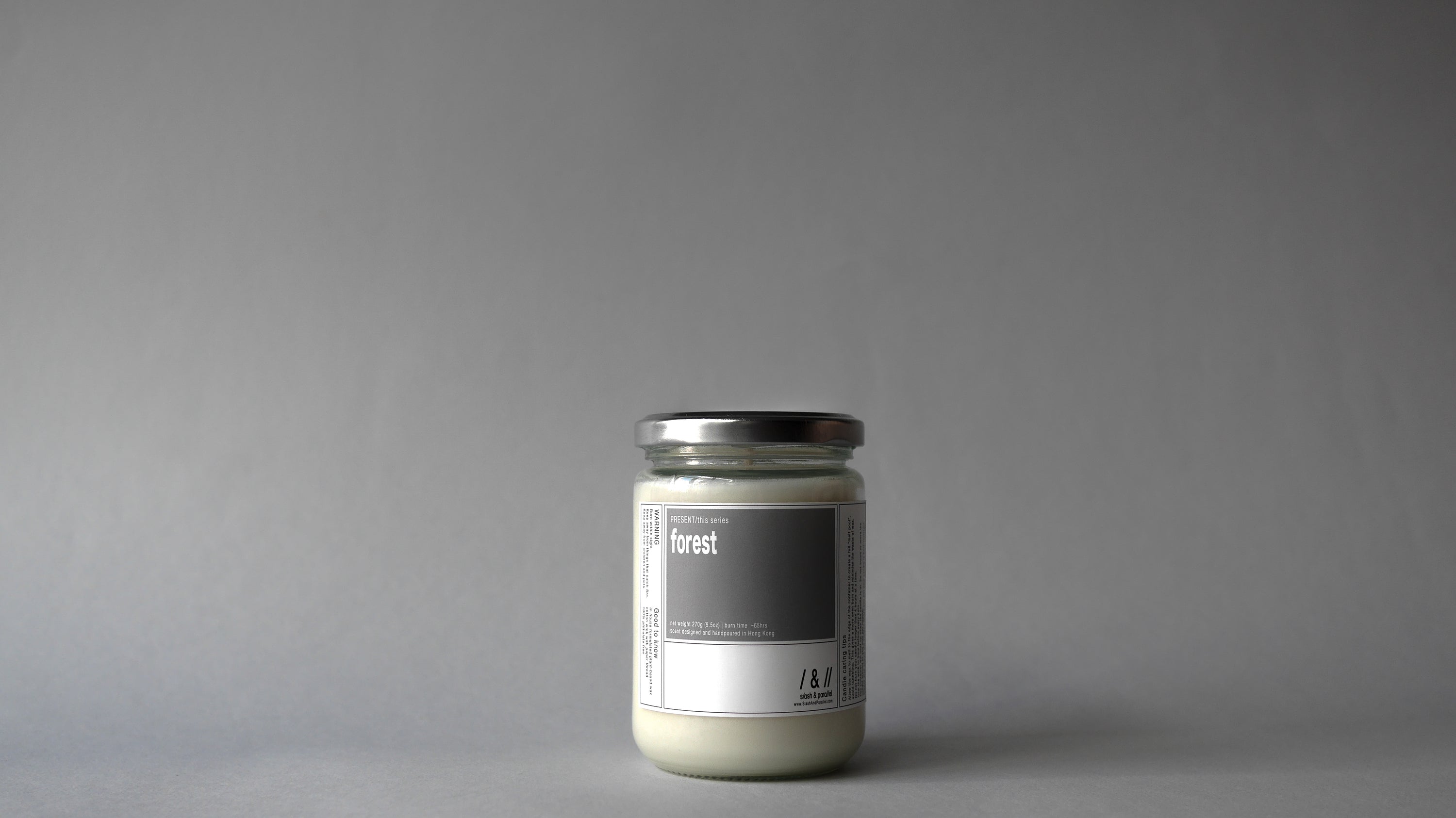 forest / scented candle 270g // this series