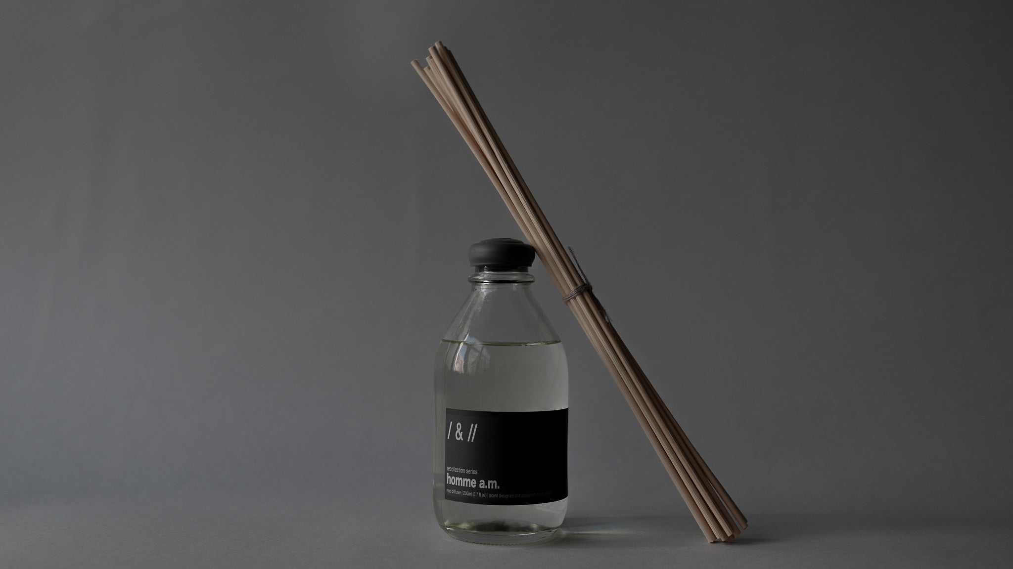 homme - a.m. / reed diffuser 100ml & 200ml // recollection series