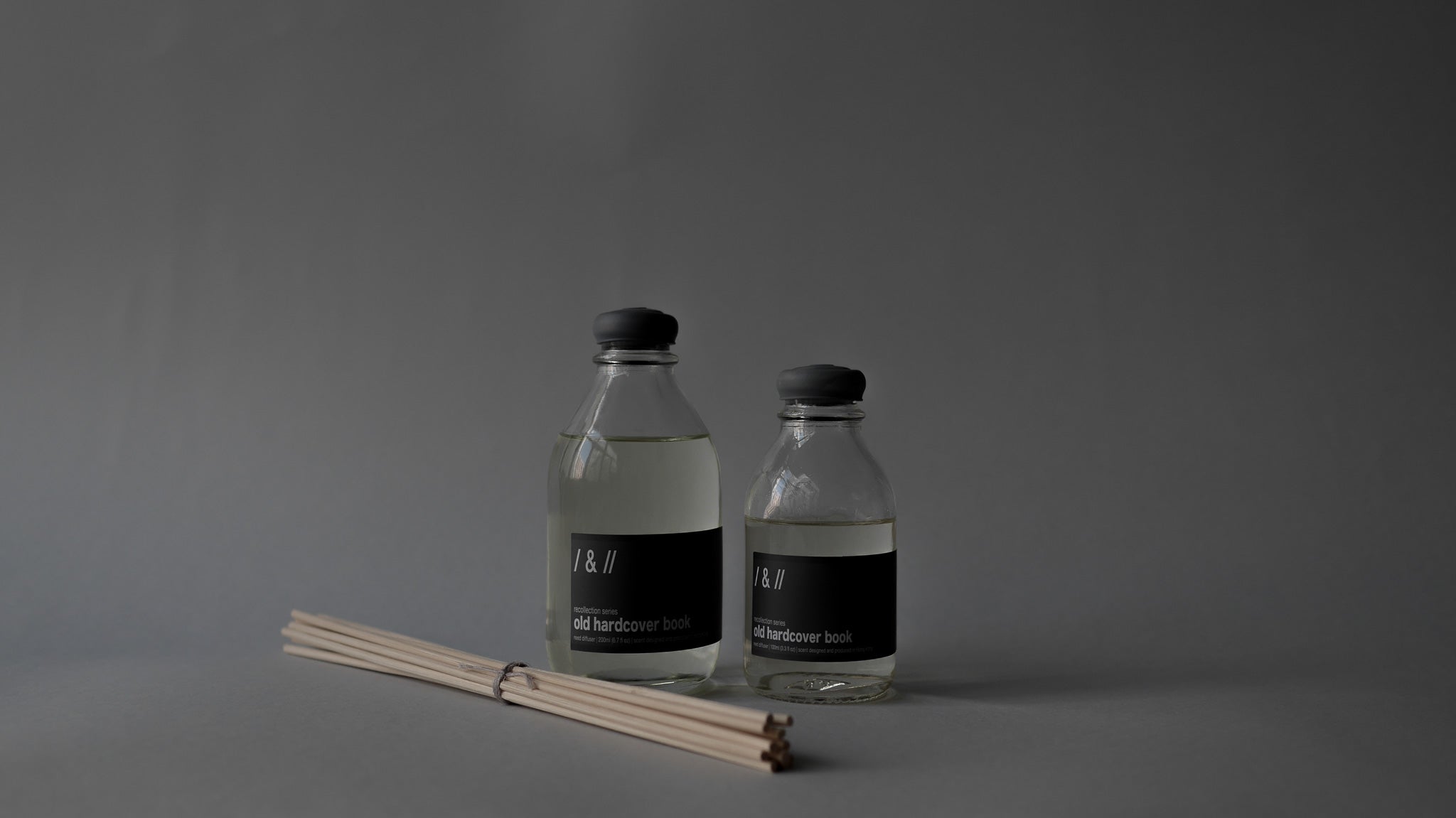 old hardcover book / reed diffuser 100ml & 200ml // recollection series