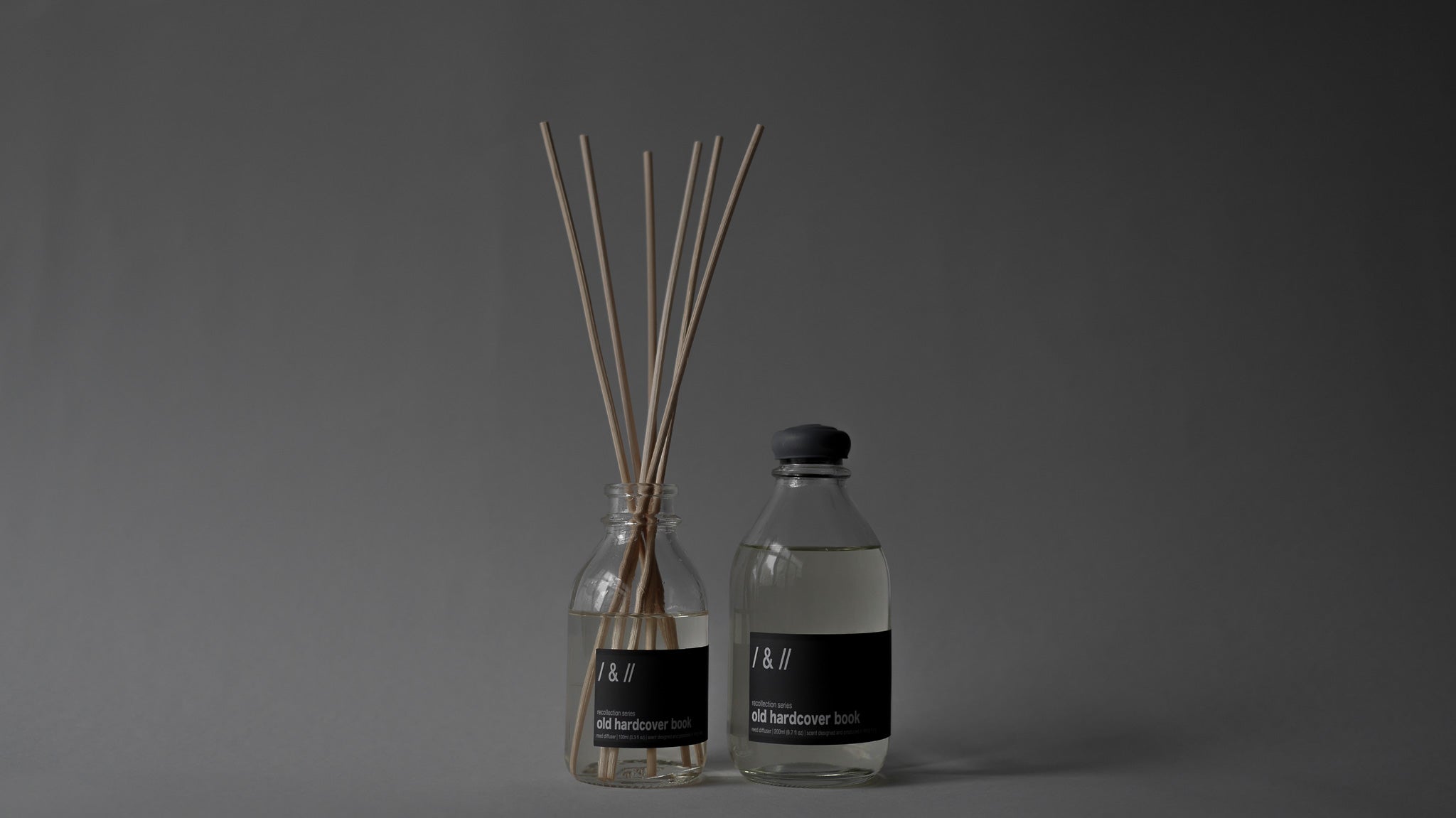old hardcover book / reed diffuser 100ml & 200ml // recollection series