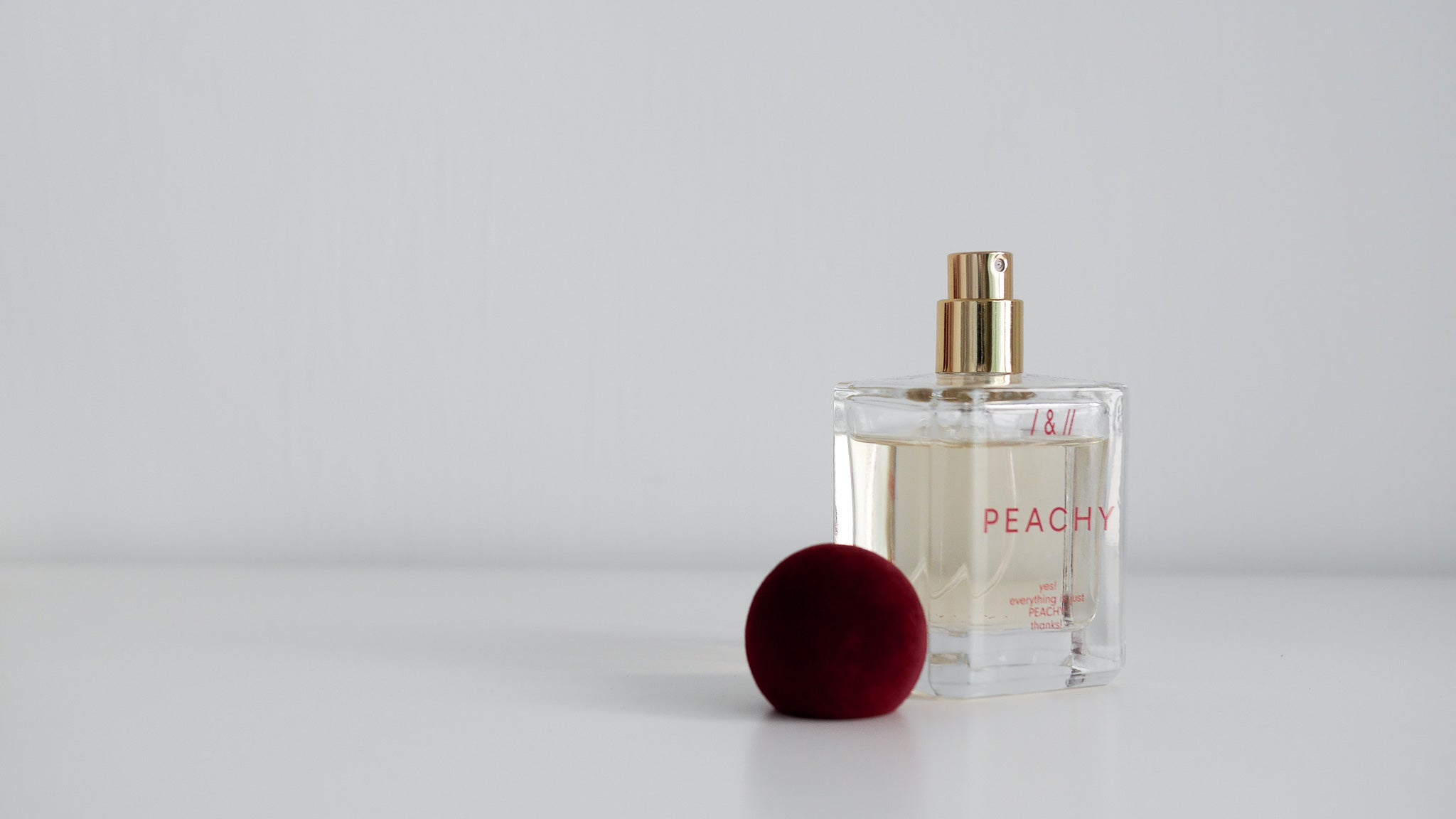 PEACHY / 50mL SPRAY eau de parfum // by Sharon O.W. Yeung
