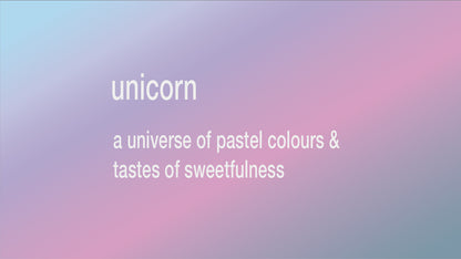 unicorn / travel candle // dreamy tale series
