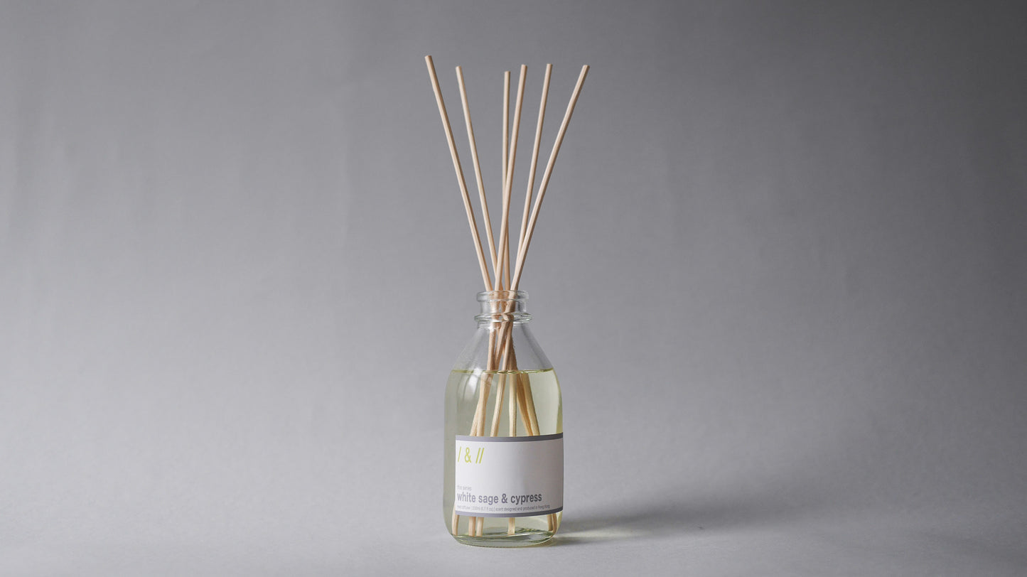white sage & cypress / reed diffuser 100ml & 200ml // this series