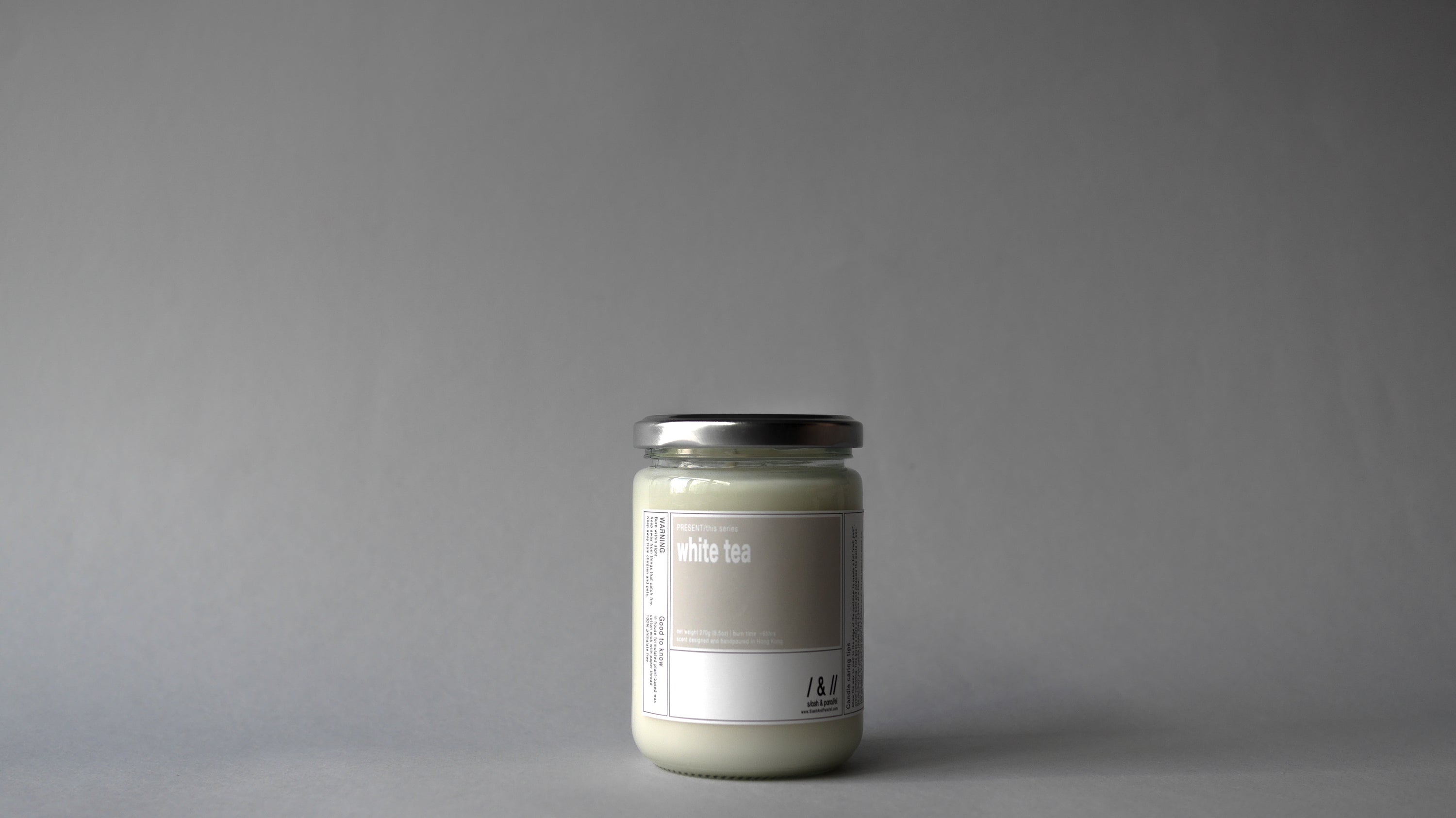 white tea / scented candle 270g // this series
