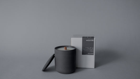 backyard bbq / scented candle 190g // recollection series