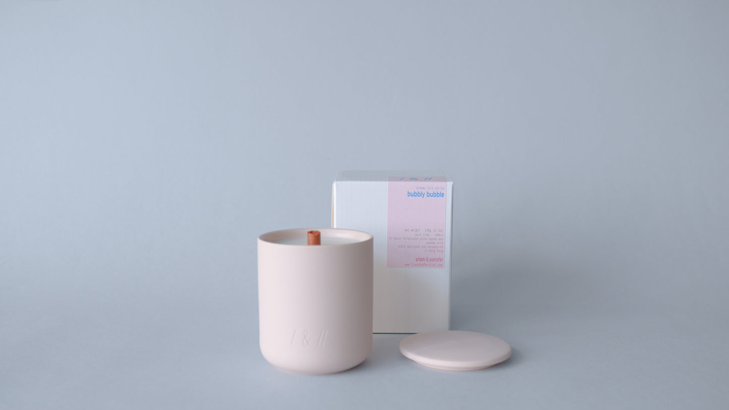 bubbly bubble / scented candle 190g // dreamy tale series
