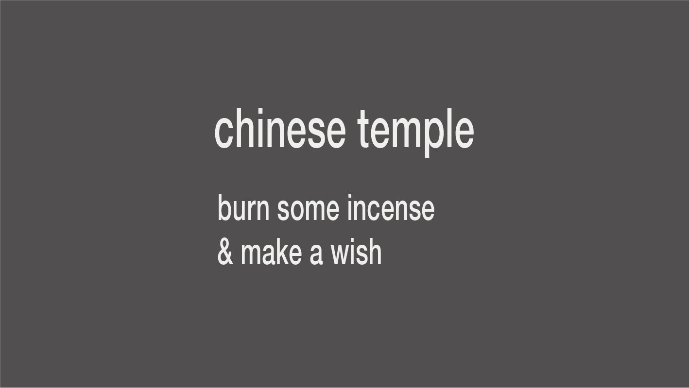 chinese temple / scented candle // recollection series