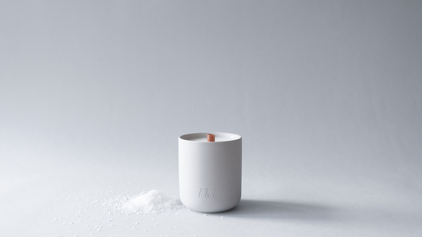 sea salt / scented candle 190g // this series