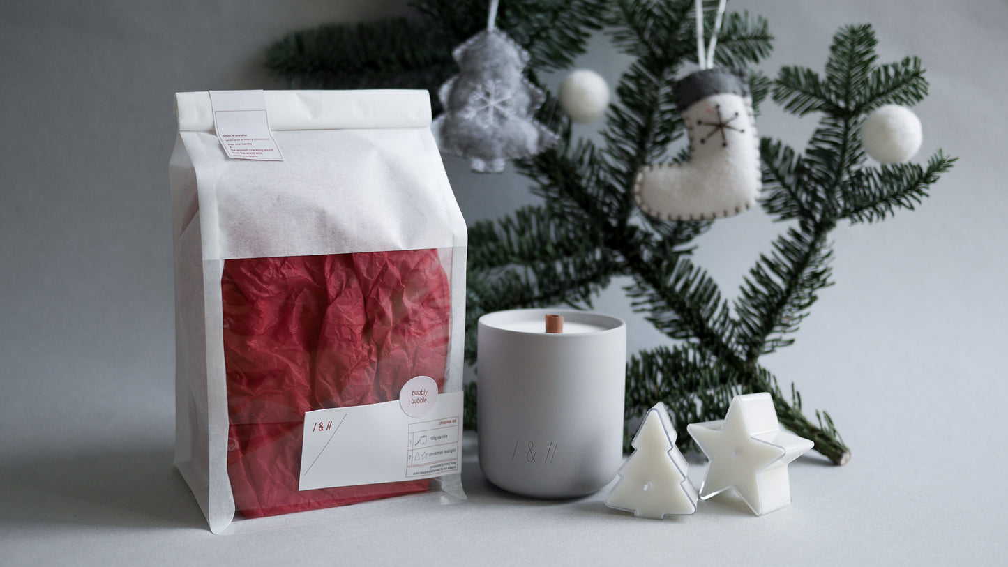 Christmas set of scented candle 190g / this series //